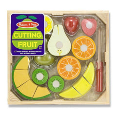MELISSA & DOUG CUTTING FRUIT 17 WOODEN PIECES
