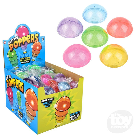 Jumbo Glitter Poppers Assorted Colors 1ct