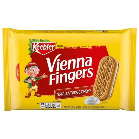 Keebler Vienna Fingers Vanilla Fudge Creme 12oz