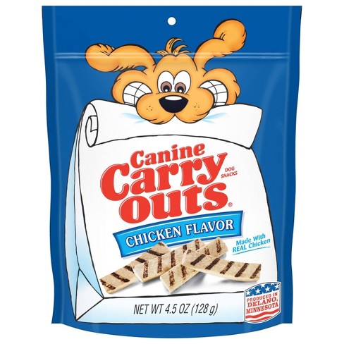 Canin Carry Outs Chicken Flavor Dog Snacks 4.5oz
