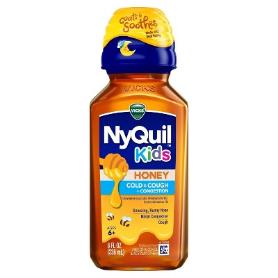 Vicks NyQuil Kids Honey Cold & Cough + Congestion 8fl oz