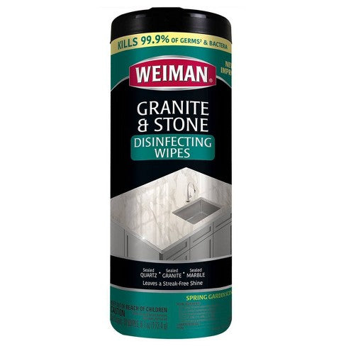 Weiman Granite & Stone Disinfecting Wipes 30ct
