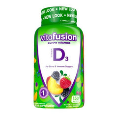 Vitafusion Vitamin D3 Gummies (150 natural peach & berry flavors)