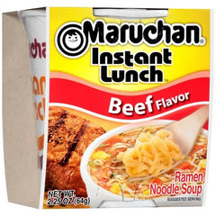 Maruchan Instant Lunch Beef Flavor Ramen Noodle Soup 2.25oz (1count)