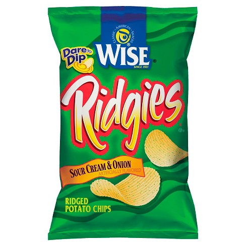 Wise Ridgies Sour Cream & Onion 3oz
