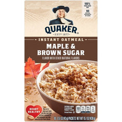 Quaker Maple & Brown Sugar 15.1oz (10 packets)