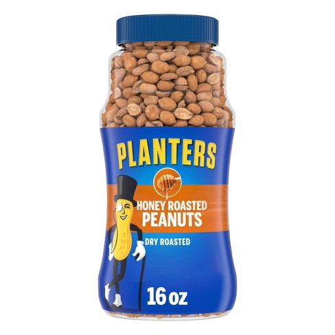 PLANTERS HONEY DRY ROASTED PEANUTS 16oz