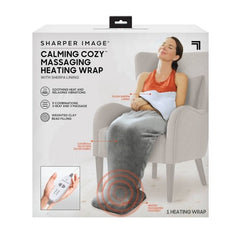 Sharper Image Calming Cozy Massaging Heating Wrap
