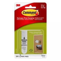 Command Medium Picture Hanging Strips 6ct