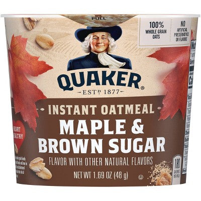 Quakers Instant Oatmeal Maple & Brown Sugar 1.69oz