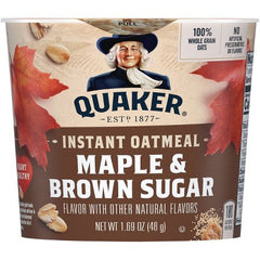 Quakers Instant Oatmeal Maple & Brown Sugar 1.69oz