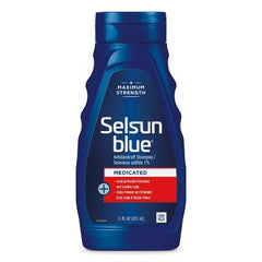 Selsun Blue Maximum Strength Medicated Anti Dandruff Shampoo 11 oz