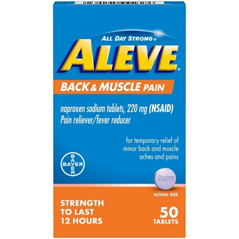 Aleve Back & Muscle Pain (50 tablets)