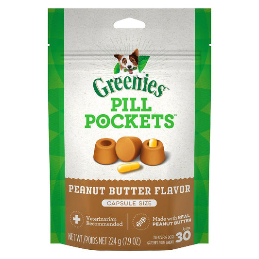 Greenies Pill Pockets Peanut Butter Flavor 30ct (7.9oz)