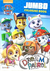 Paw Patrol Jumbo Coloring Book Dream Patrol