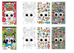 Google-Eye Sticker Book Assorted 1ct
