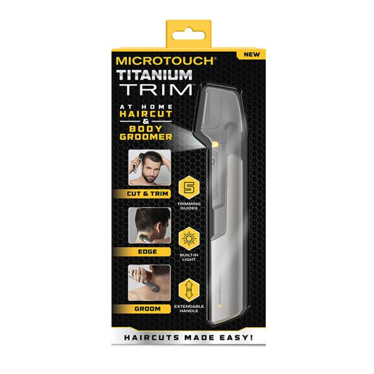 Microtouch Titanium Trim- At Home Haircut & Body Groomer