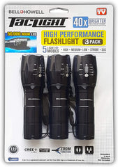 TACLIGHT FLASHLIGHT 3 PACK