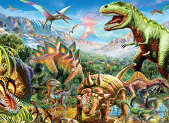 DINO GLOW- DINOSAUR PARADISE 100 PC