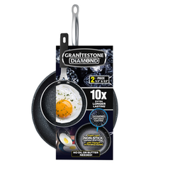 GRANITESTONE DIAMOND 2PC 5.5" + 9.5" FRY PANS