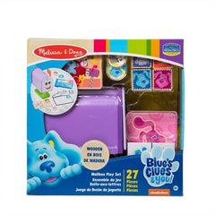 MELISSA & DOUG BLUE'S CLUES & YOU! MAILBOX PLAY SET 27 PIECES