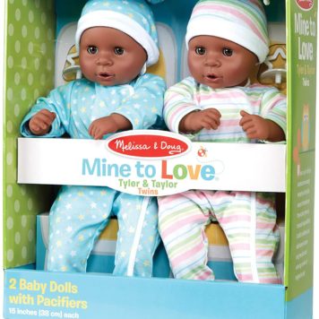 MELISSA & DOUG MINE TO LOVE TYLER & TAYLOR TWINS