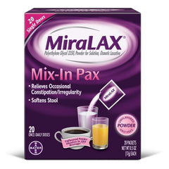 Miralax Laxative Mix-in Pax (20 Once-Daily doses)
