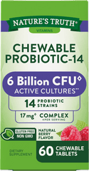Nature's Truth Chewable Probiotic-14 (60 chewable tablets natural berry flavor)