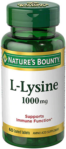 Nature's Bounty L-lysine 1000mg (60 coated tablets)