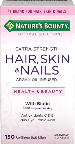 Nature's Bounty Extra Strength Hair/ Skin & Nails (150 rapid release liquid softgels)