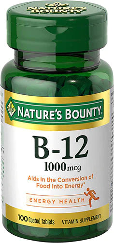 Nature's Bounty B-12 1000mcg (100 tablets)