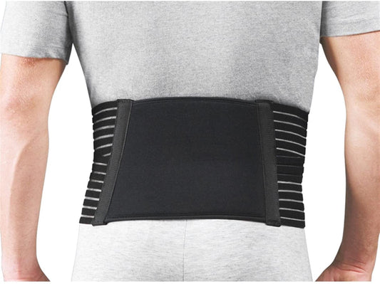 FLA ORTHOPEDICS THERMAL LUMBAR SUPPORT HOT & COLD THERAPY MEDIUM BLACK