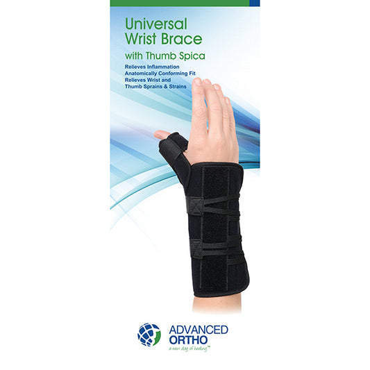 UNIVERSAL WRIST BRACE WITH THUMB SPICA RIGHT HAND