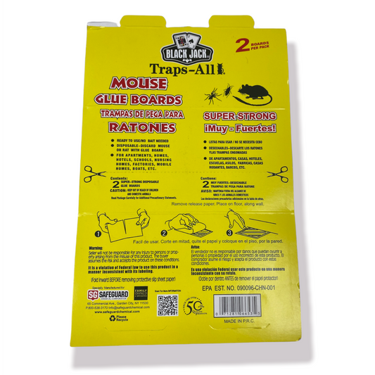 Black Jack Mouse Glue Board Traps 1ct