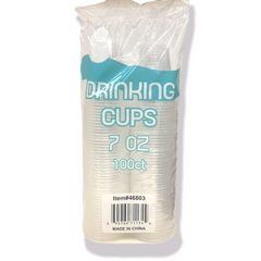 Drinking Plastic Cups 7oz 100ct