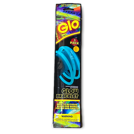 Glo Glow Bracelet 3 pack (assorted colors)