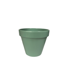 Powder Coated Ceramic Standard Flowerpot Assorted Colors (small)
