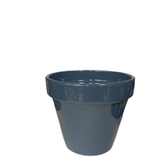 Powder Coated Ceramic Standard Flowerpot Assorted Colors (small)