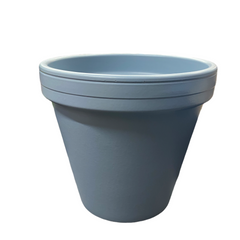 Powder Coated Ceramic Standard Flowerpot Assorted Colors (large)