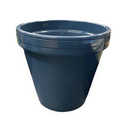 Powder Coated Ceramic Standard Flowerpot Assorted Colors (medium)