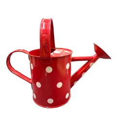Panacea .5 Gal Polka Dot Watering Cans Assorted Colors