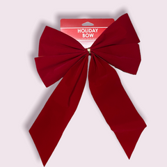 Red Velvet Holiday Bow 1ct