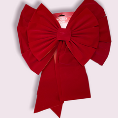 Red Velvet Holiday Bow 1ct