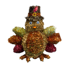 Fall Brown/Red Turkey Decor
