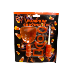 It's In the Bag! Pumpkin Carving Kit Assorted Colors 1ct