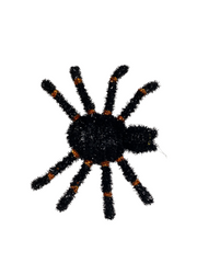 Young Craft Halloween Hanging Spider Wreath Assorted Colors 1ct