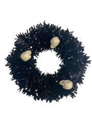 Halloween Tinsel Wreath