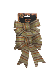Harvest Time Thanksgiving Bows 2pk