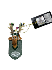 New York Jets Resin Reindeer Ornament