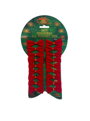 Christmas Small Red All-Purpose Bows 12ct